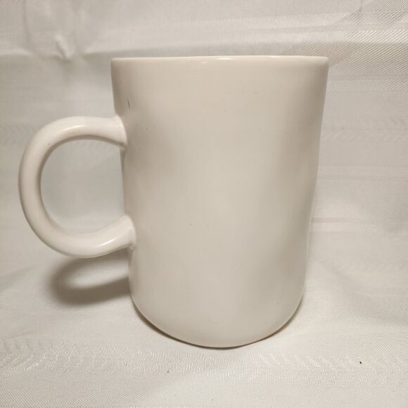 Rae Dunn by Magenta Mug JITTER BUG Coffee Tea Farmhouse Decor Dimple White Cup - Picture 5 of 16